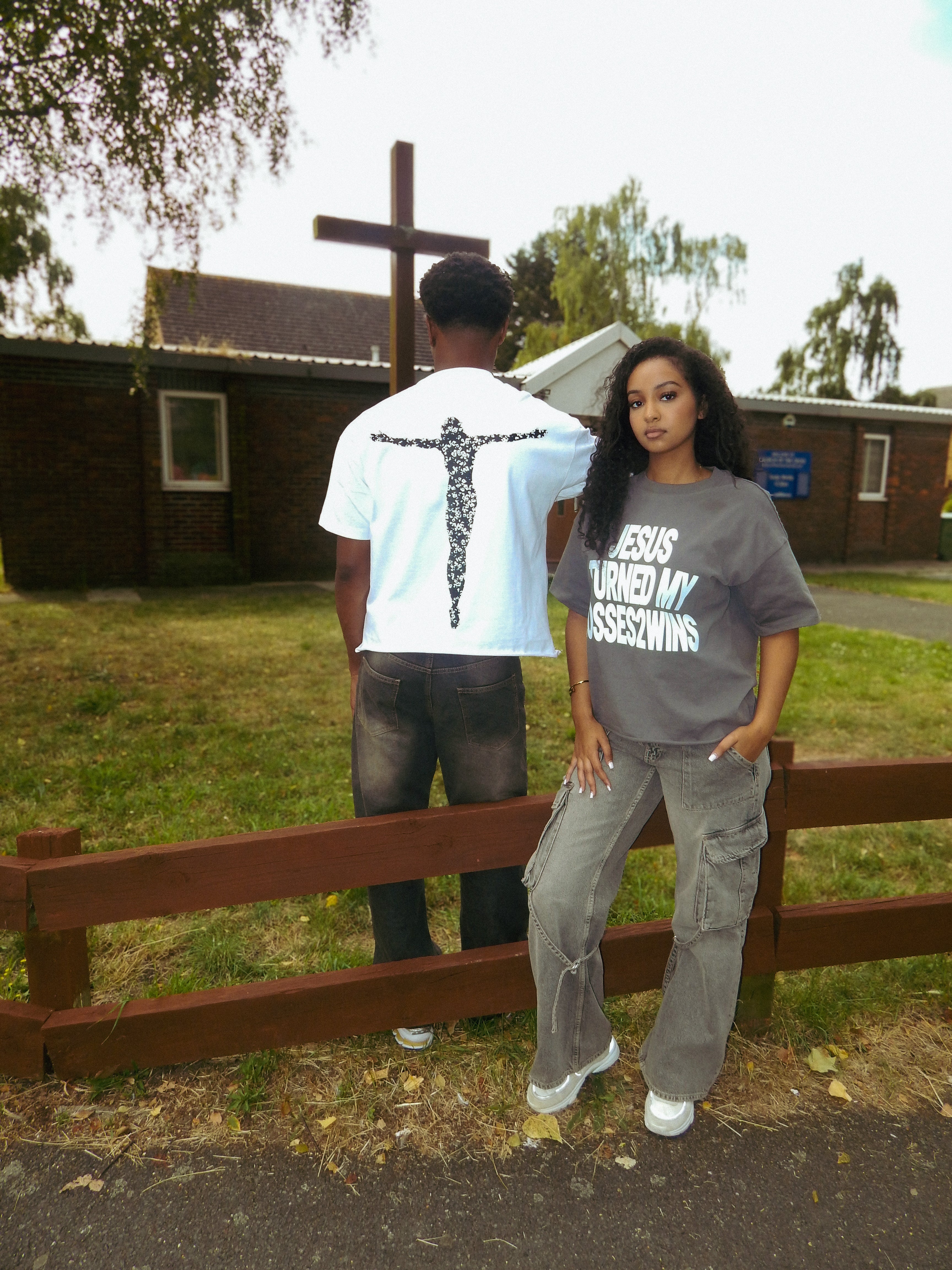 Jesus Did T-shirt W&B